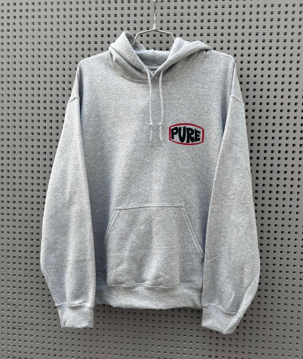 Pure " Skate Cat " Hoodie Gray