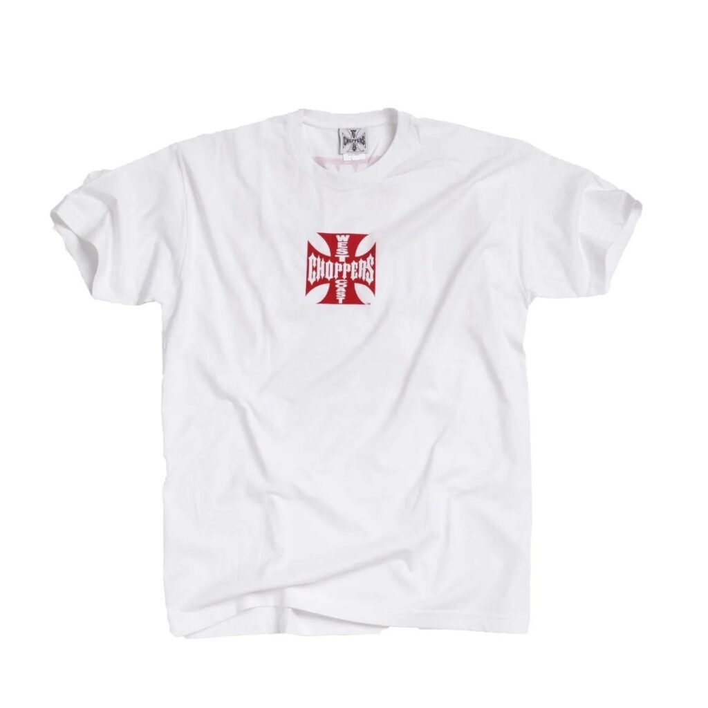West Coast Choppers OG Classic T-Shirt - White Red