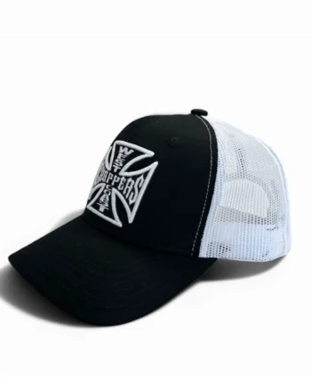 WEST COAST CHOPPERS OG TRUCKER HAT - BLACK/WHITE