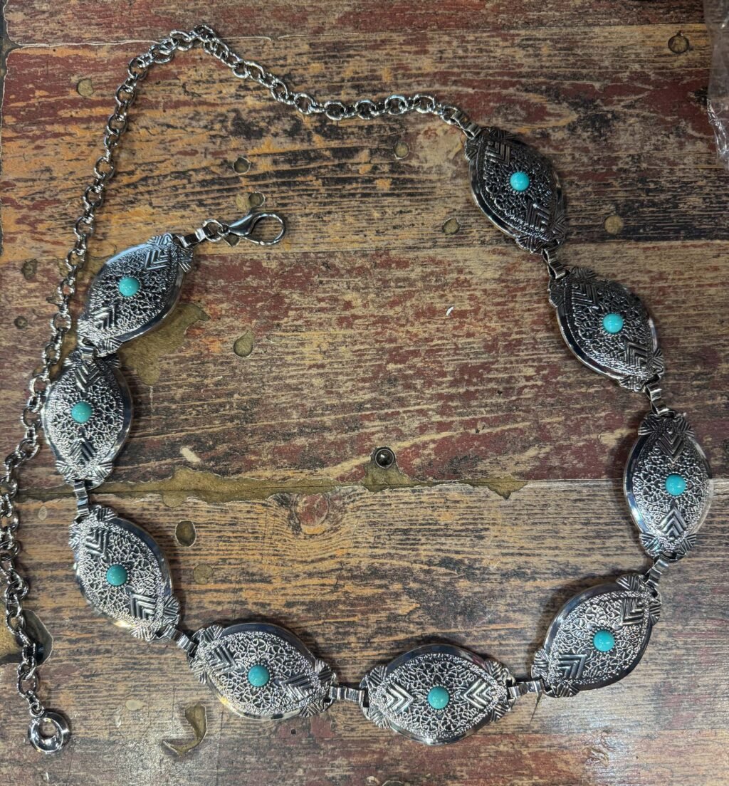 Chain Belt Turquoise