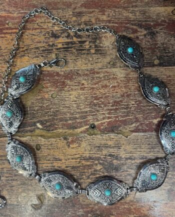 Chain Belt Turquoise