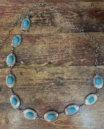 Chain Belt Turquoise