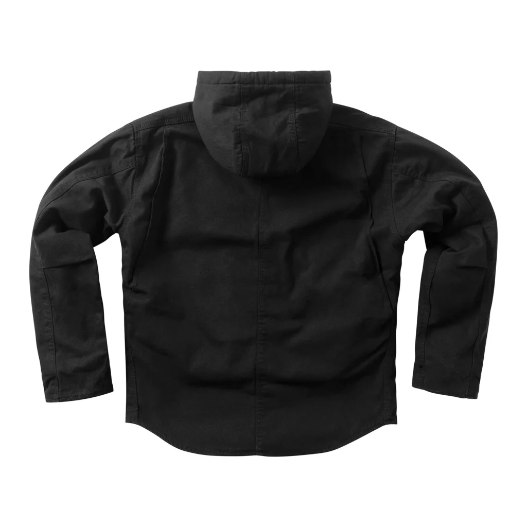WEST COAST LINED CANVAS WORK JACKET - BLACK