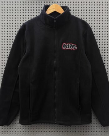 Pure " Tag" Fleece Jacket Black Unisex