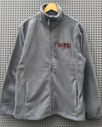 Pure " Tag" Fleece Jacket Gray Unisex
