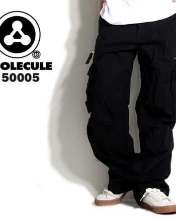 Molecule Cargo Black Loose Pants