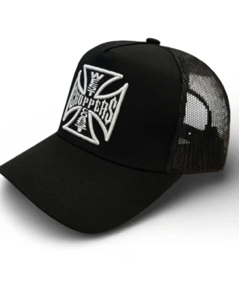 WEST COAST CHOPPERS OG TRUCKER HAT - BLACK