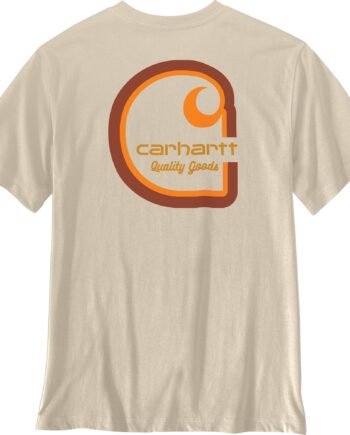 Carhartt Irvine Relaxed Multi Color C T-Shirt Oat Milk