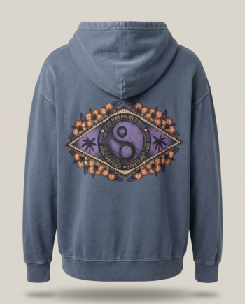 Pure " Breath Peace " Hoodie Relaxed Fit